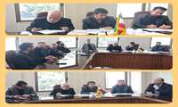 برگزاری جلسۀ قرارگاه مدیریت بحران جنگ